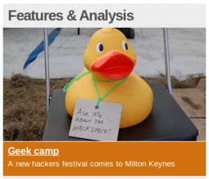 Ein the Duck on the BBC News Technology site