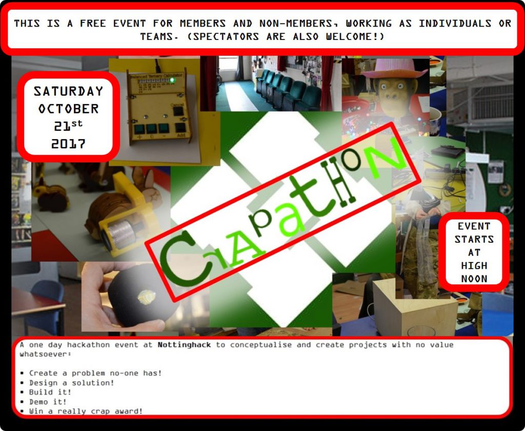 Poster for the CRAPATHON