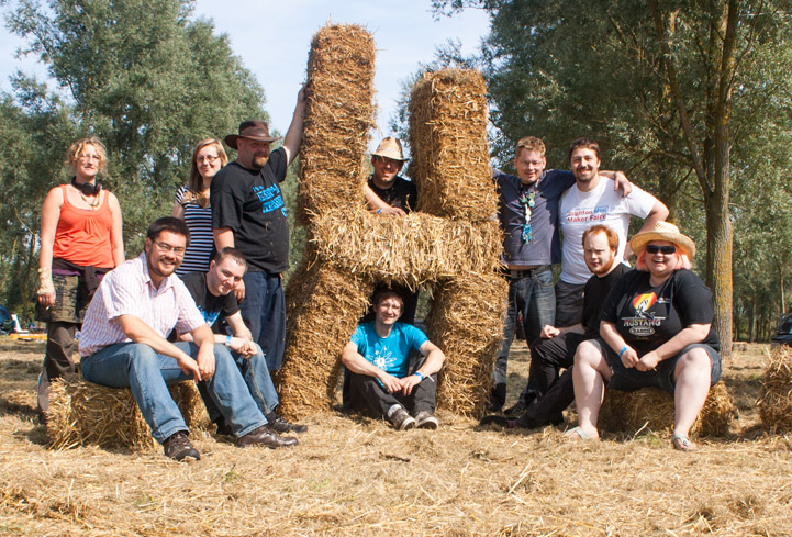 Nottingham Hackspace members at EMF Camp