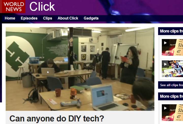 Nottingham Hackspace on BBC Click