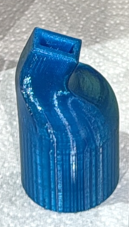 A 3D printed vacuum cleaner nozzle, designed to create high suction over a small area.