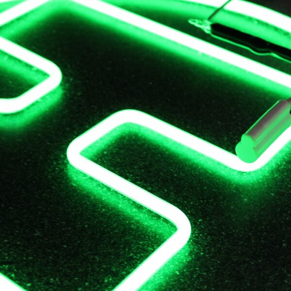 A sneak peak at the neon sign