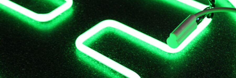 A sneak peak at the neon sign